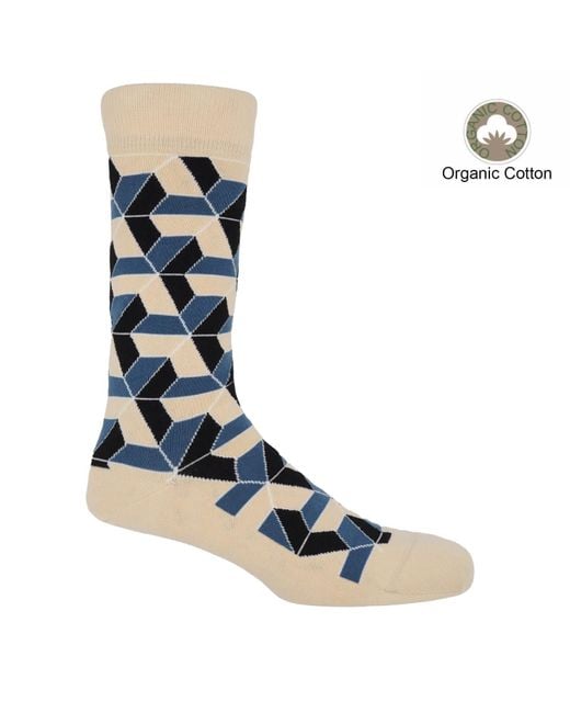 Peper Harow - Made in England White Neutrals Organic Socks Bundle – for men