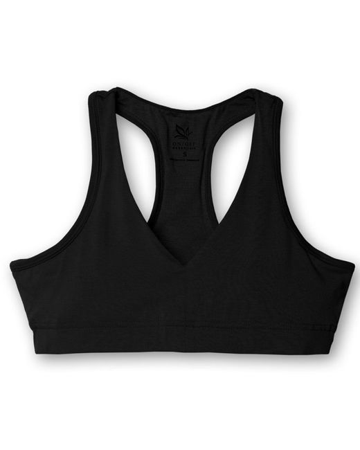 On/Off Essentials Black Bamboo Sports Bra