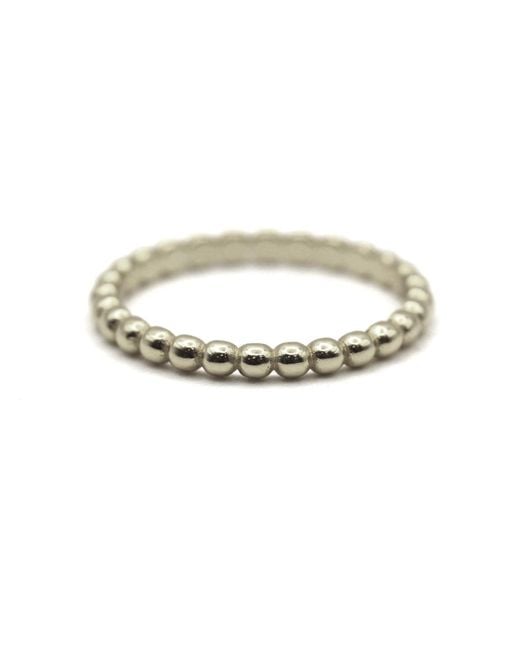 VicStoneNYC Fine Jewelry Metallic Handmade Eternity Beads Ring for men