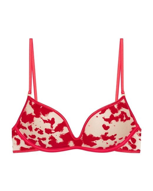 Perilla Lingerie Red Harlow Bra Monocup Push Up