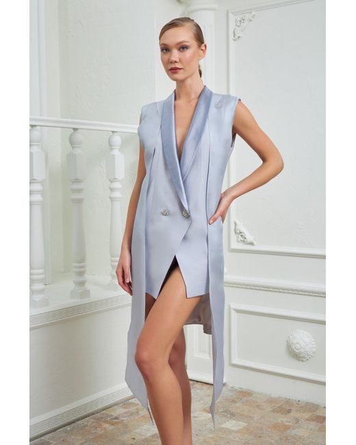 Lumina Eligma Blue The Glider Blazer Dress