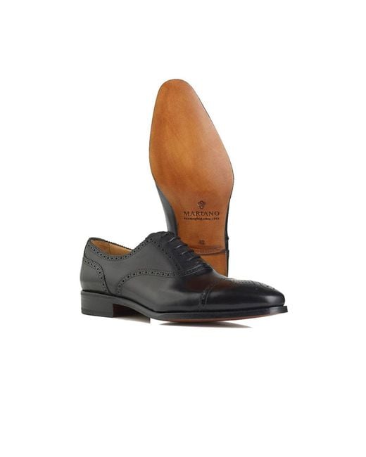 Mariano Shoes Black Montemor Oxford for men