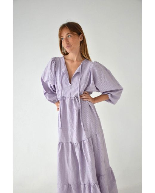 Mind Traveler Purple Gabriela Dress