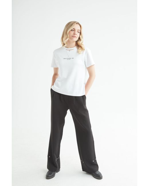SECTION 101 White Madison Tee