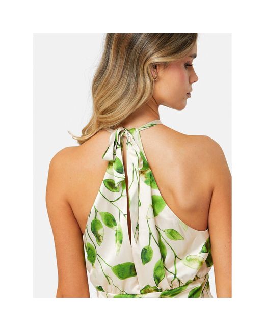Helen Mcalinden Green / Neutrals Bronagh Leafy Print Dress