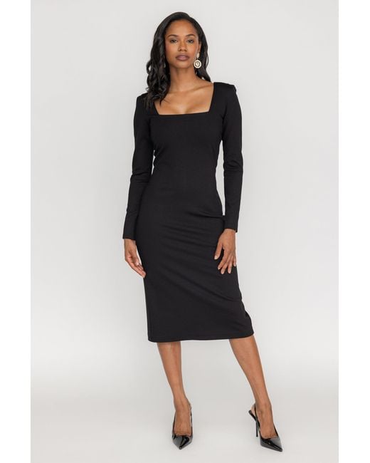 Zetaye Black Harper Body Dress