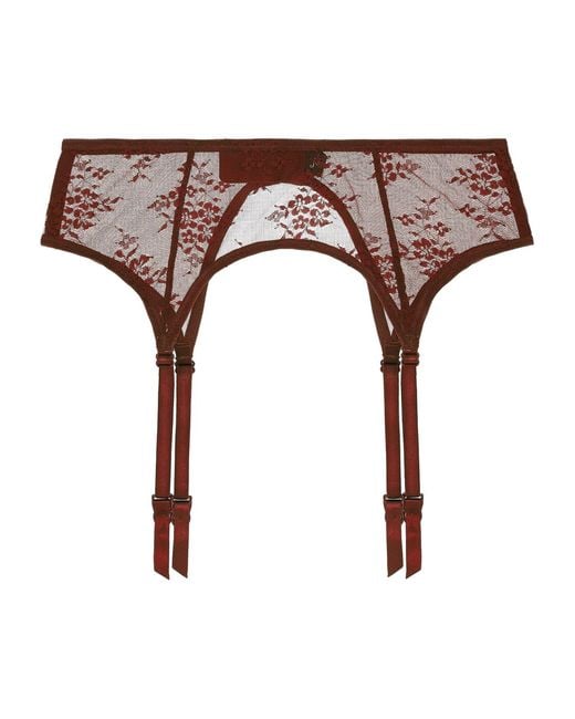 Journelle Brown Romy Suspender Belt Marron