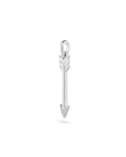 7879 White Arrow Pendant