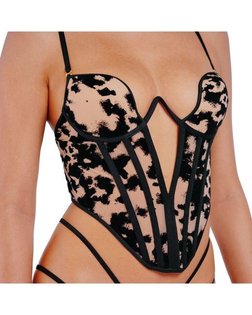 Perilla Lingerie Black Harlow Corset