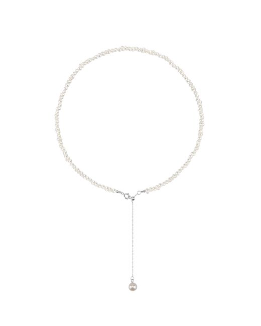 Lisa&Co. Metallic Necklace Organic Pearls S
