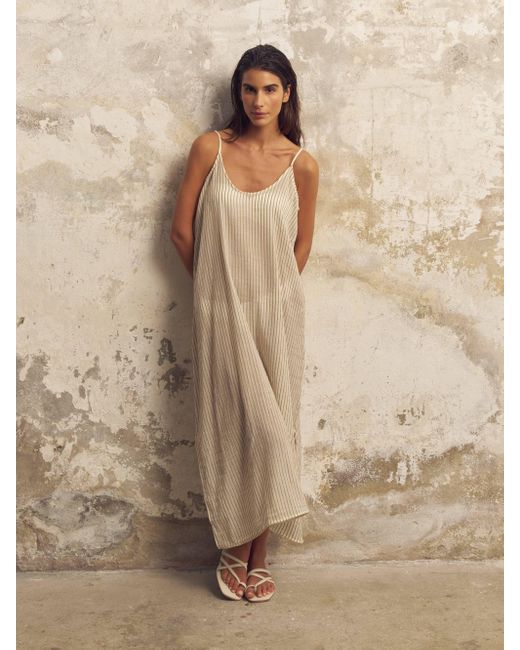 The Handloom White Yaz Dress