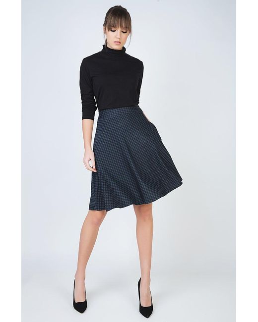 Conquista Black Long Sleeve Polo Neck Jumper