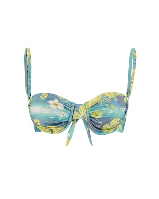 Oceanus Blue Cassia Bikini Top