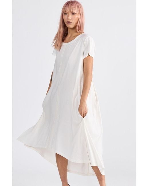Dref White Tokyo Linen Dress
