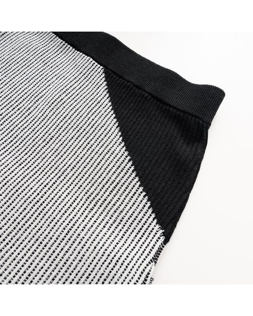 Fully Fashioning Gray Iva Knit Skirt