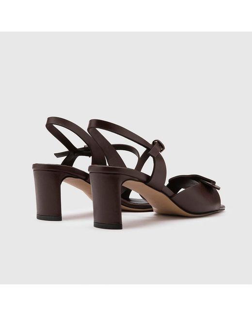 Ilvi Brown Vince Leather Heeled Sandal