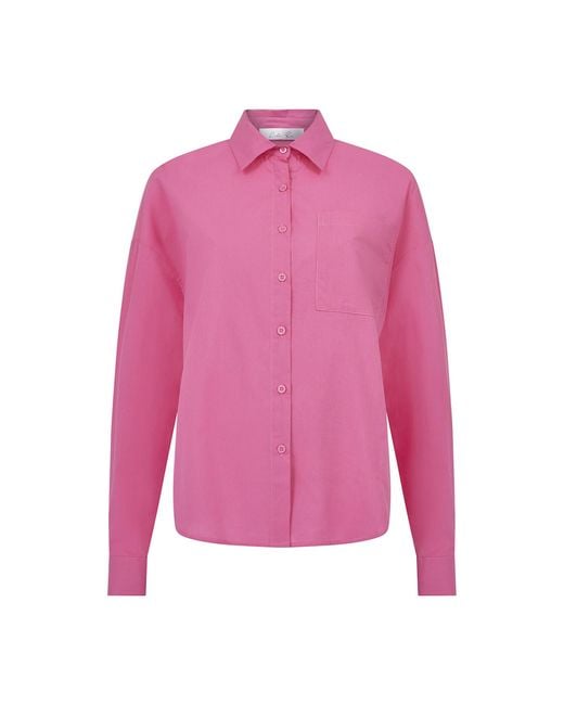 Lula-Ru Pink Lucy Cotton Shirt