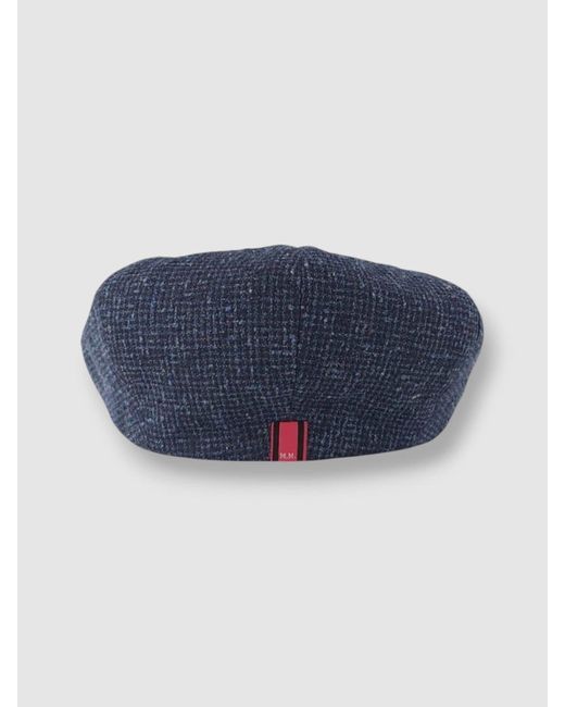 Mister Miller - Master Hatter Blue Finch's Seas Oversized Bakerboy Cap for men