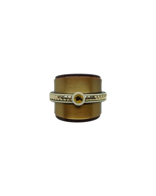 Gissa Bicalho Green Acrylic Handmade Bracelet Empire