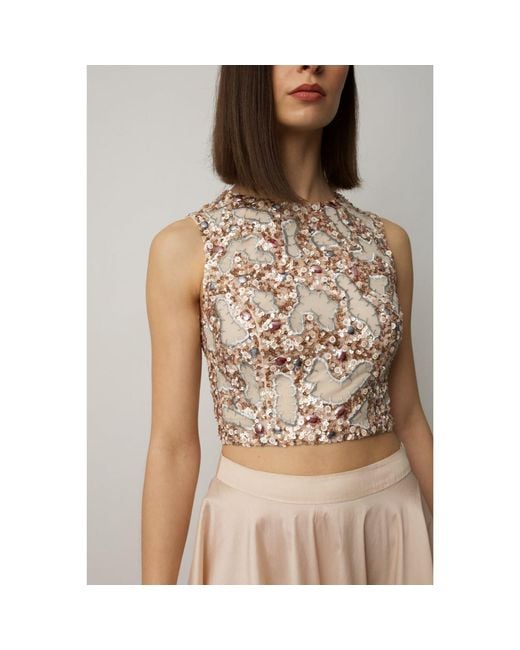 Raishma Pink Blush Crop Top