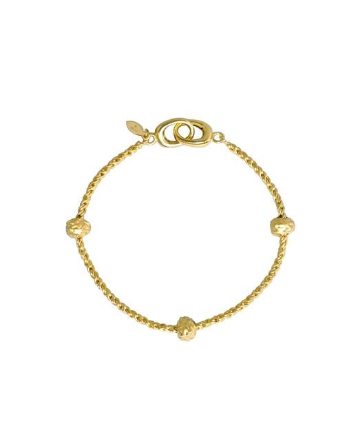 Onia Metallic Twisted Chain Bracelet