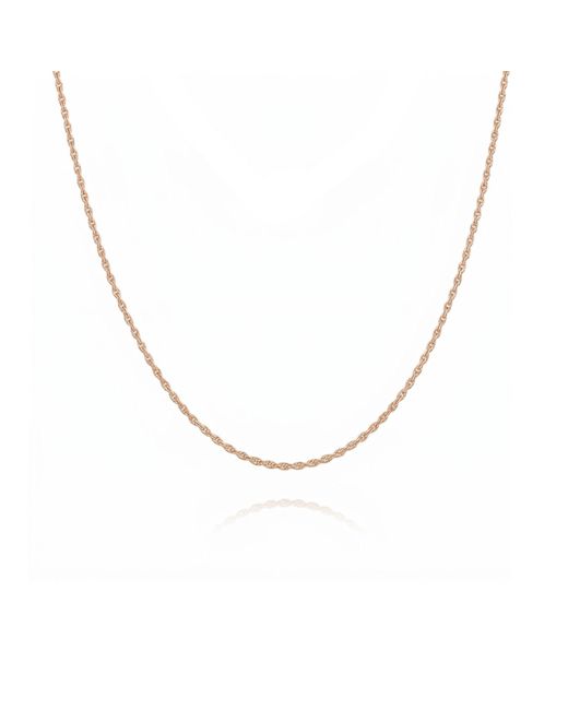 Spero London Metallic Sterling Rope Chain Necklace