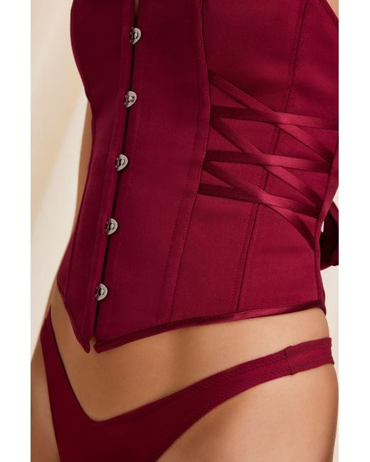 Scarlett Gasque Red Cindy Corset