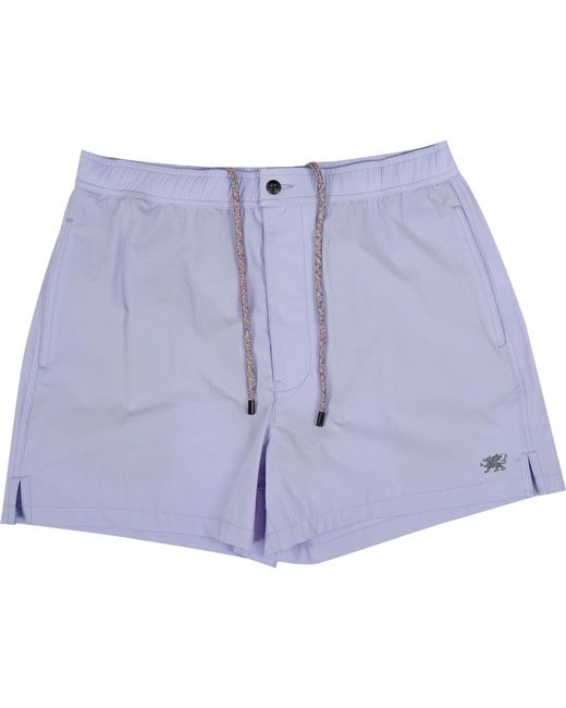 Lords of Harlech Blue Quack Swim Short for men
