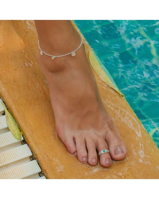 Charlotte's Web Jewellery White Maharani Midi Ring Toe Ring
