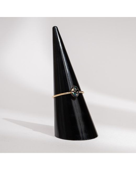 Kate Koel Natural Dainty Stacking Ring — Oval Gemstone Ring