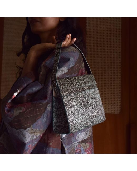 godi. Black The Christy Handmade Adjustable Mini Shoulder Bag