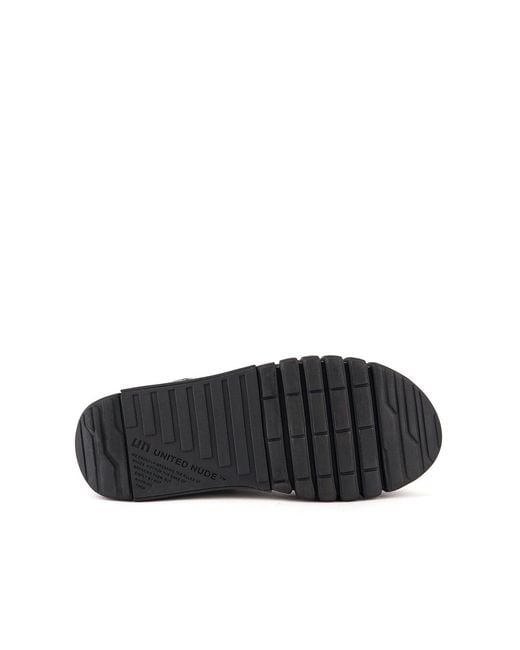 United Nude Black Delta 3D Sandal