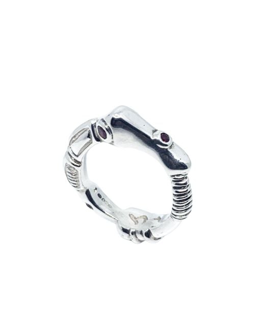 Tg-Jewellery by Tamara Gervasio Blue Organic Matter Ring Ruby