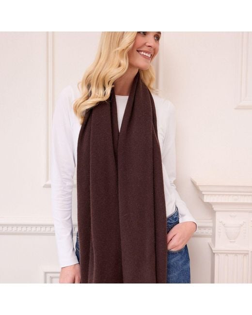 Cove Brown Lucy Multi Way Cashmere Wrap