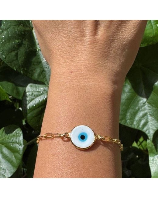 Lexi Jewelry Metallic Protective Evil Eye Bracelet