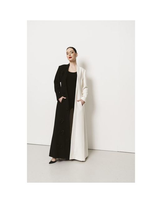Roqaia Fashion House Black Yin & Yang Jacket