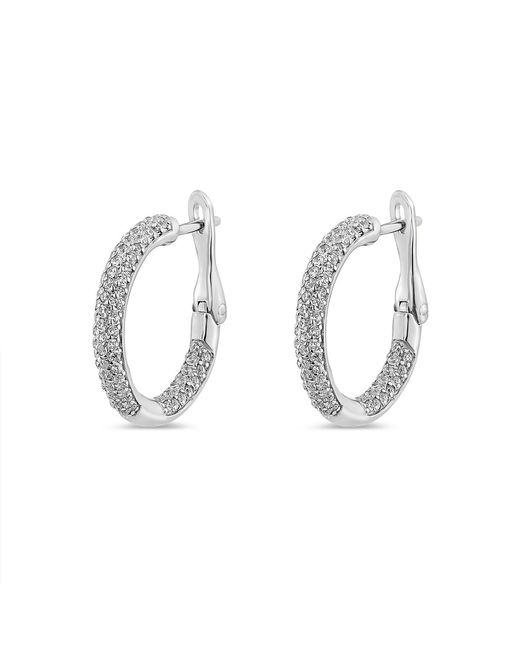 SALLY SKOUFIS Metallic Cyclic Earring With Made Diamonds