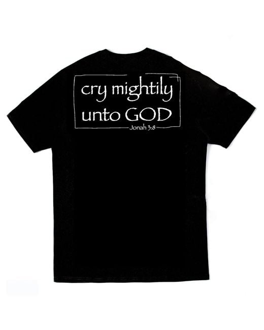 VERYRARE Black Cry Mightily Unto God for men