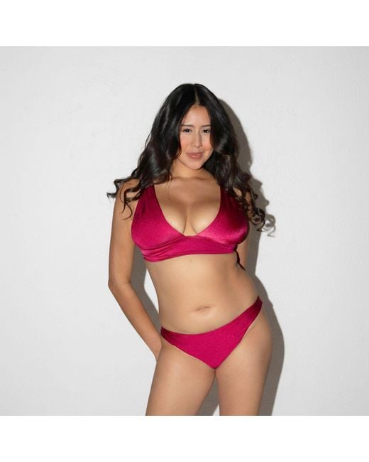 Bikinis by Bridget Red Tulia Bikini Top