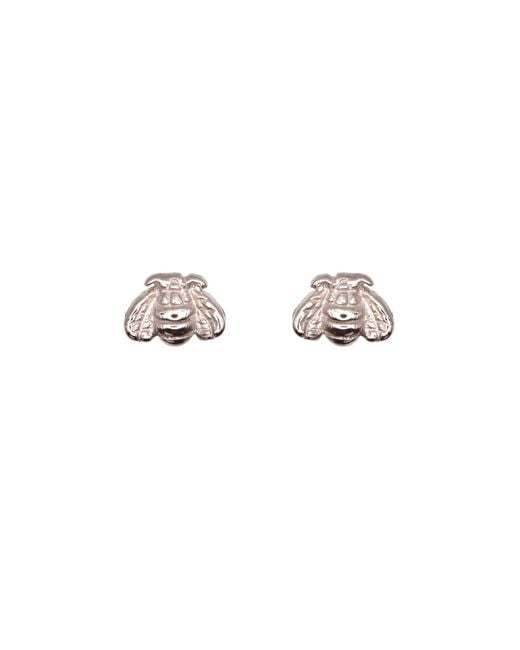 VicStoneNYC Fine Jewelry Metallic Cute Happy Bee Earrings