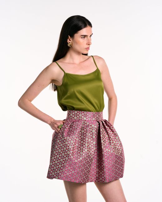 Mood Swings Red Pop-Art Skirt