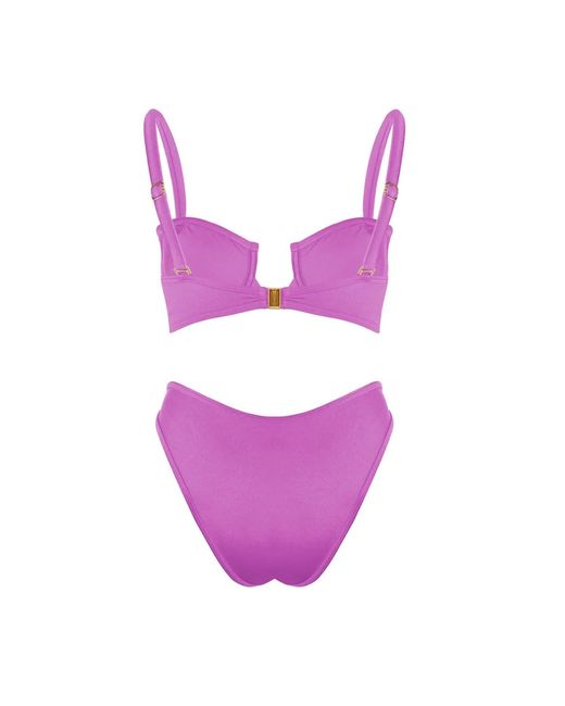 Cherina Beachwear Llc Purple Coco Bikini