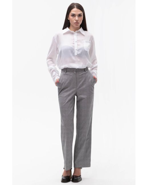Maison Bogomil Gray Pullover Blouse