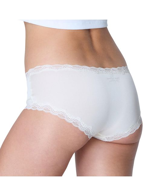 Uwila Warrior White Soft Silk Briefs