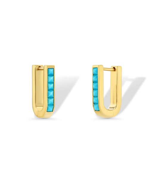 Jewelbird Metallic U-Shaped Earrings