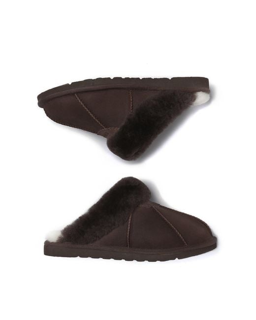 EverAu Australia Brown Magpie Slippers for men