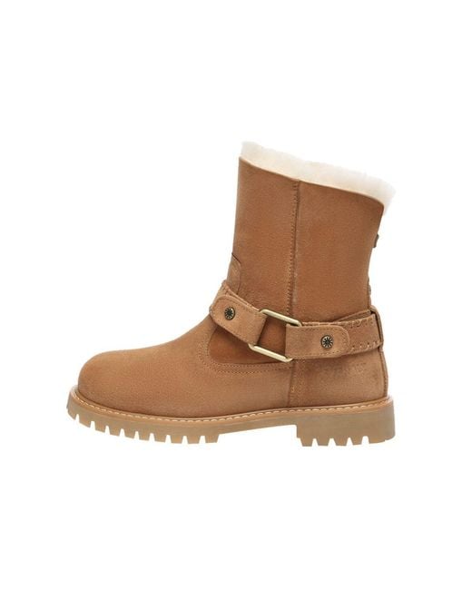 EverAu Australia Brown Pheasant Mid Calf Fashion Boots