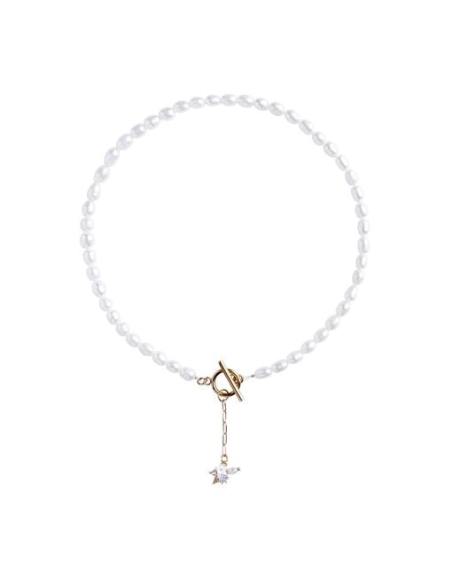 My Little Nature Metallic Freshwater Pearls Necklace