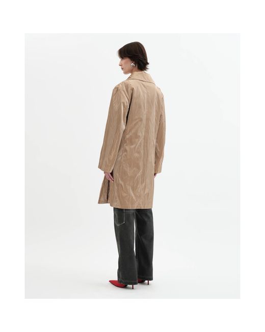 Jakke Brown Twisted Long Blazer