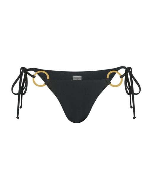 Pianella's Black Vesper O-Ring Bikini Bottom